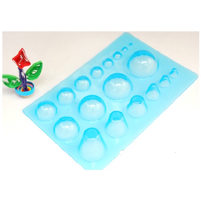 Khuôn để tạo độ nổi đều cho mặt giấy cuộn, làm các hình quilling 3D