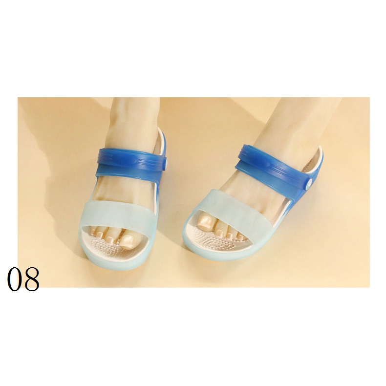 Dép Sandal Đế Xuồng Dày Hai Lớp Chống Trượt Thời Trang Mùa Hè Hàn Quốc Hàng Mới 2021 Dành Cho Bạn Nữ Mang Trong Nhà / Đi Biển