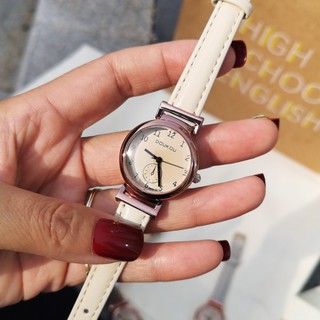 Đồng hồ nữ Doukou dây da vintage dễ thương