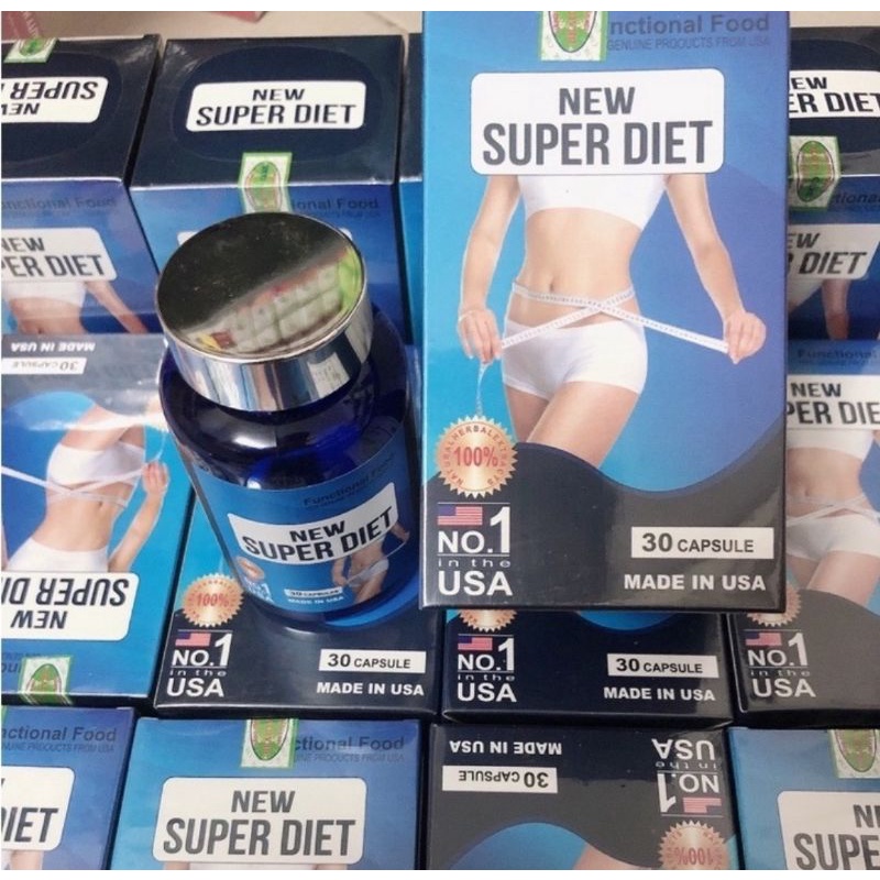 《Date 2025》VIÊN UỐNG GIẢM CÂN NEW SUPER DIET