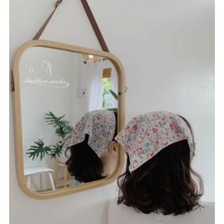 Cột tóc Triangle Turban hoa/ Bandana