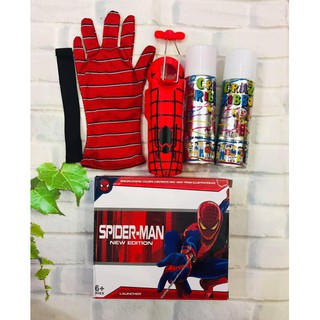 Set Spiderman bắn tơ kèm 2 chai chai xịt