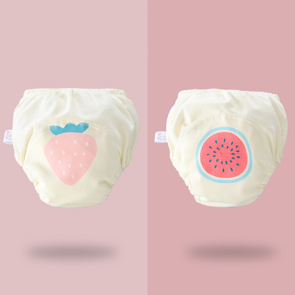 YIYU Quần tã cotton bé sơ sinh chống nước có thể giặt sạch và tái sử dụng
