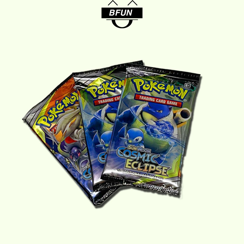 Bộ Bài Pokemon Hộp Sắt PK98 Cao Cấp - 49 Thẻ Bài - Đồ Chơi Trẻ Em BFUN