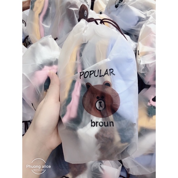 ❌FREE SHIP❌Combo đôi tất gấu cổ ngắn hoạ tiết dễ thương có video thật.