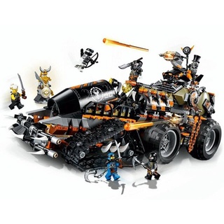 Đồ chơi lắp ráp Larri 10939 ( Xếp Hình Ninja Xe phao Đài Di Động 1221 Mảnh )