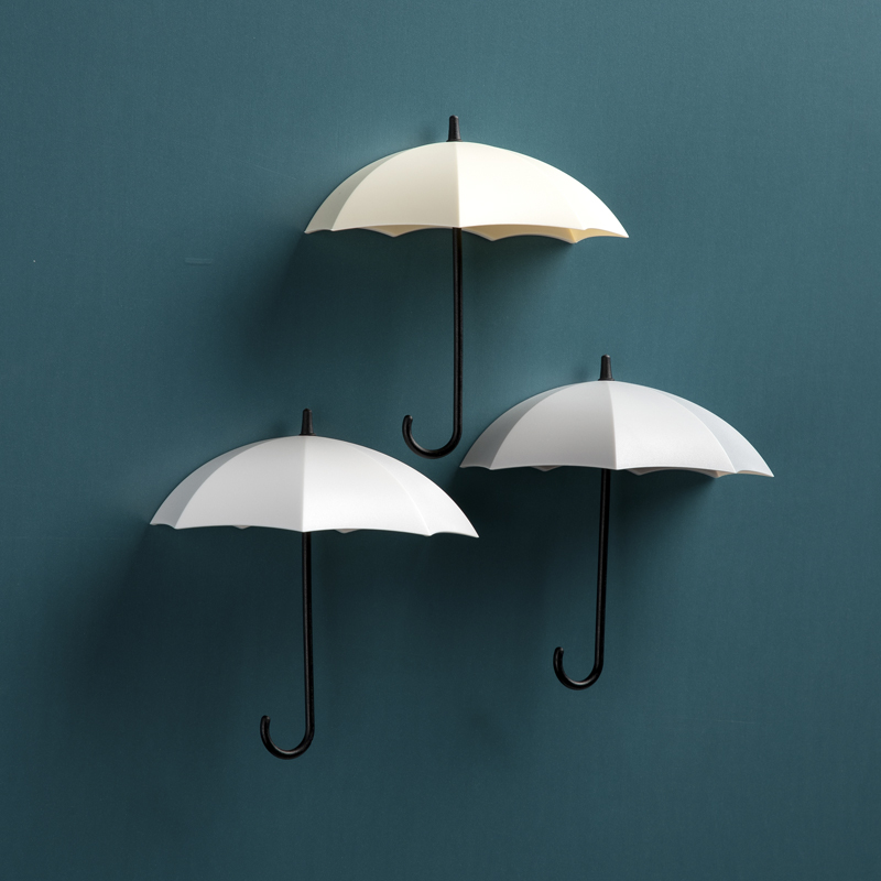 Set 3 Móc Dán Tường Hình Cây Dù Xinh Xắn