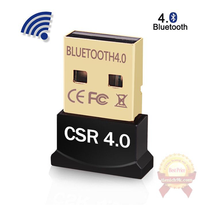 USB Bluetooth CSR 4.0 cho máy tính PC Laptop kết nối điện thoại tai nghe loa