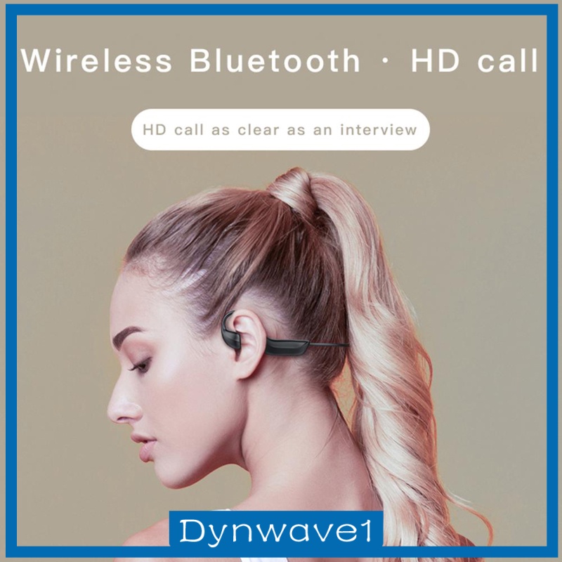 [DYNWAVE1]Open Ear Bone Conduction Headphones Bluetooth 5.1 HD Stereo for Sports