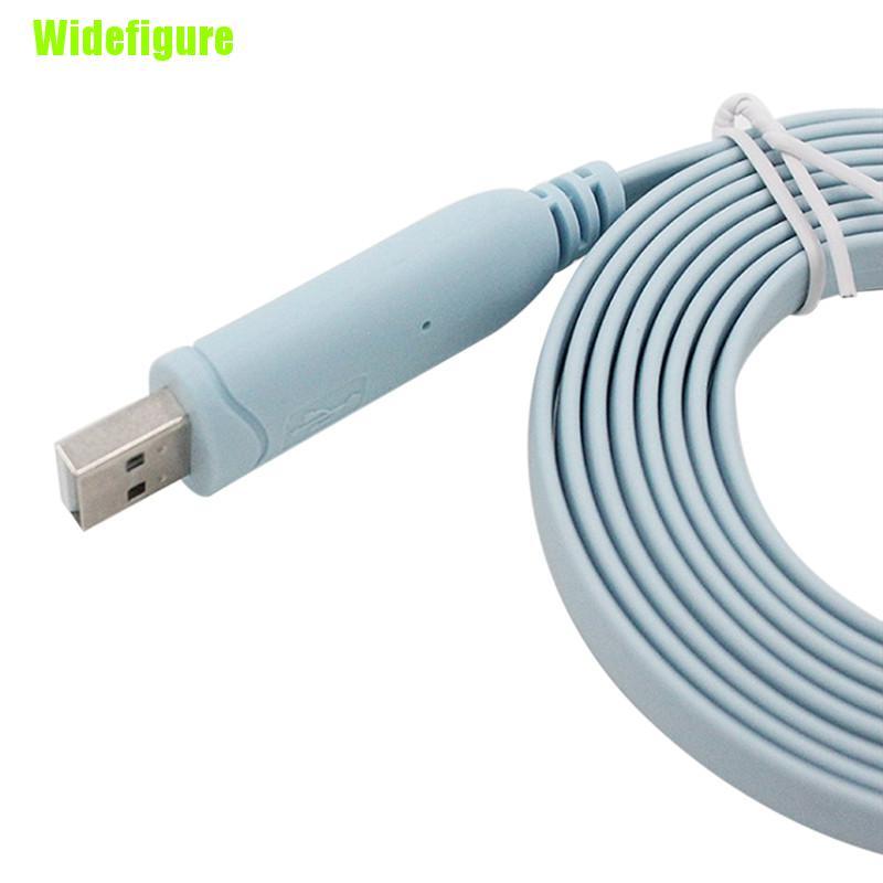 (widefigure) Dây Cáp Chuyển Đổi Usb Sang Rj45 For Cisco Usb Console Cable