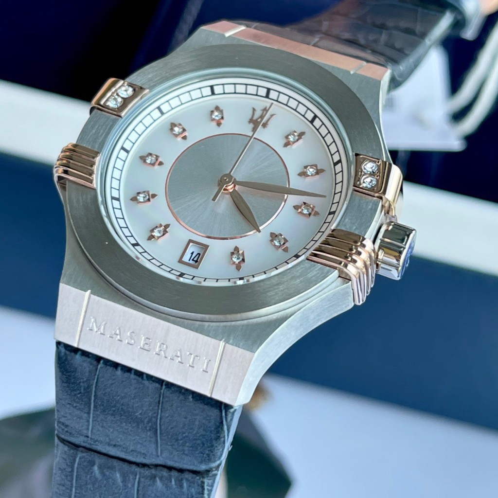 Đồng Hồ Nữ Maserati Potenza Diamond Silver R8851108502