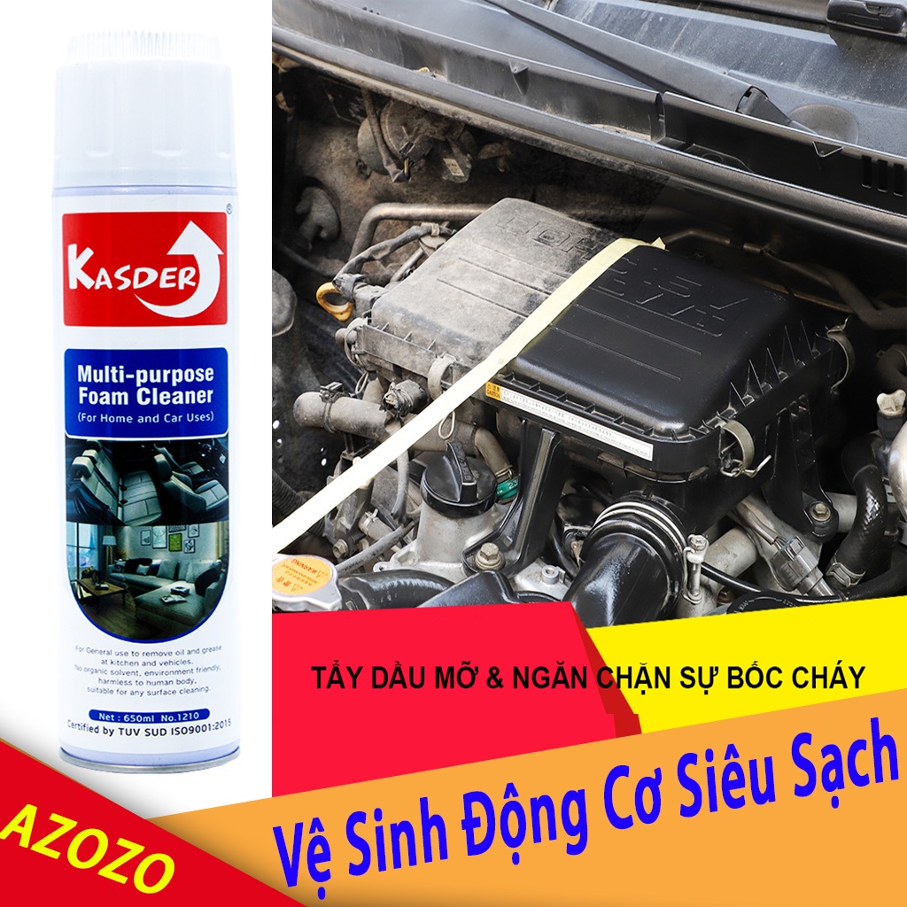 Dung dịch vệ sinh,làm sạch động cơ ô tô - Chất tẩy rửa động cơ xe - Vệ sinh khoang máy động cơ ô tô,xe máy AZOZO