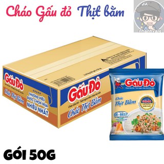 Cháo gấu đỏ Thịt bằm Gói 50g