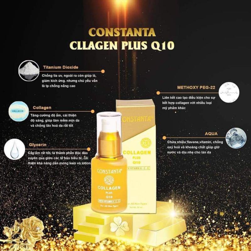 Serum Collagen Plus Q10 - CONSTANTA - Đức.