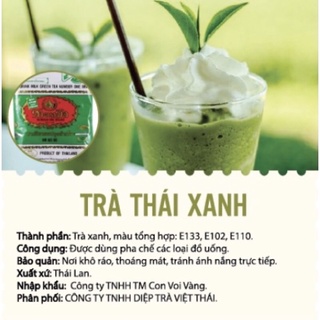 Trà thái xanh - đỏ tách lẻ 100gr