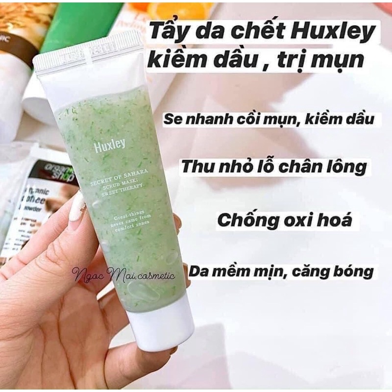 Tẩy da chết , tẩy tế bào chết Huxley 120g