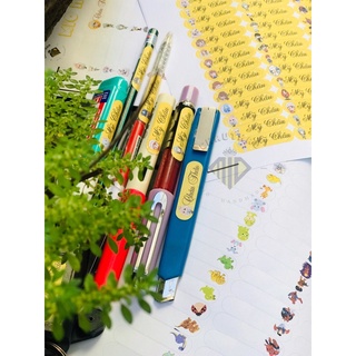 100 sticker - miếng tem dán có tên bé