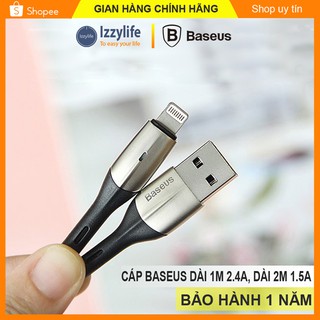 Dây sạc Iphone chính hãng Baseus sạc nhanh Iphone 12W 2,4A Horizontal sạc lightning cho Iphone 6 7 8 8s X Xs 11 12 Ipad