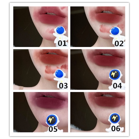 Son Môi Cho Màu Nhung Lì Kháng Nước Lâu Trôi Thời Trang Với 6 Kiểu Dáng Tùy Chọn