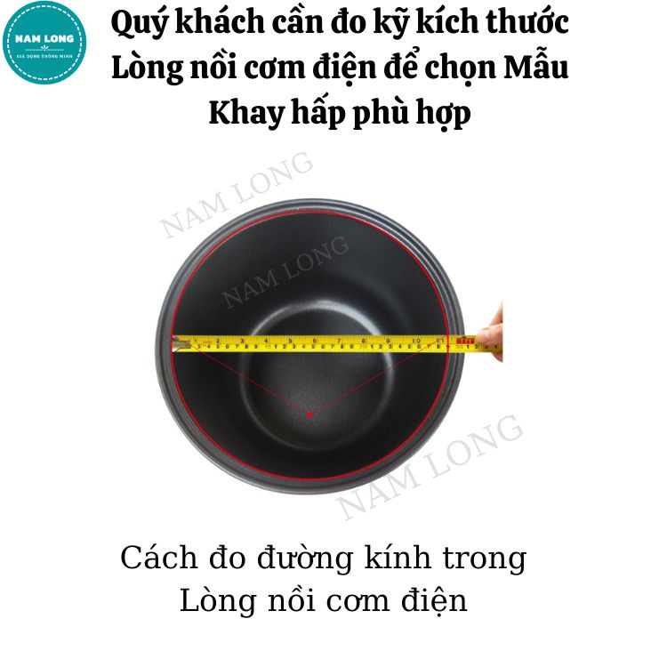 Xửng Hấp Inox, Khay Hấp Inox, Dùng Cho Nồi Cơm Điện Nhiều Kích Thước