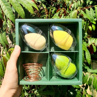 Set 3 mút tán kem nền trang điểm