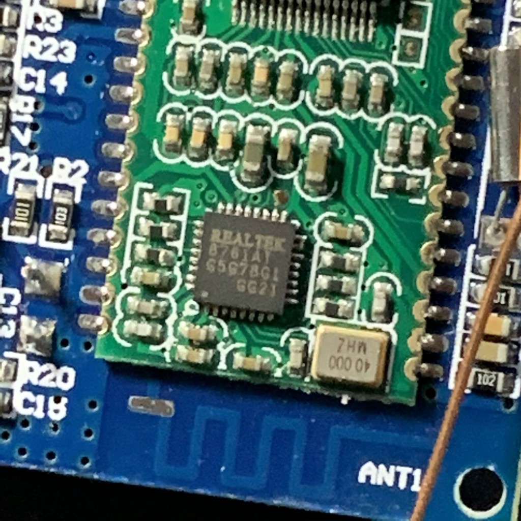 Mô-đun bluetooth 4.0 âm thanh nổi ATS2805B ic khuếch đại công suất mcu ...