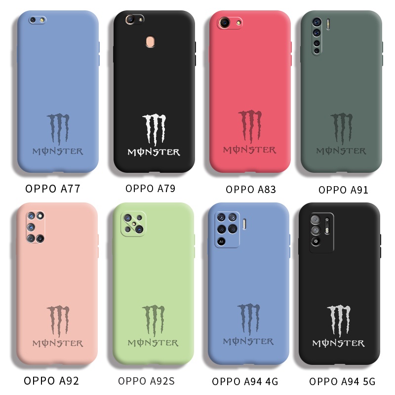 Ốp Cho OPPO A77 A79 A83 A91 A92 A92S A94 4G A94 5G Ốp Lưng Mỏng Mềm Chống Sốc Vuốt Đơn Giản Ốp Bảo Vệ Toàn Bộ Ống Kính Máy Ảnh Họa Tiết Silicon Lỏng Ốp Điện Thoại