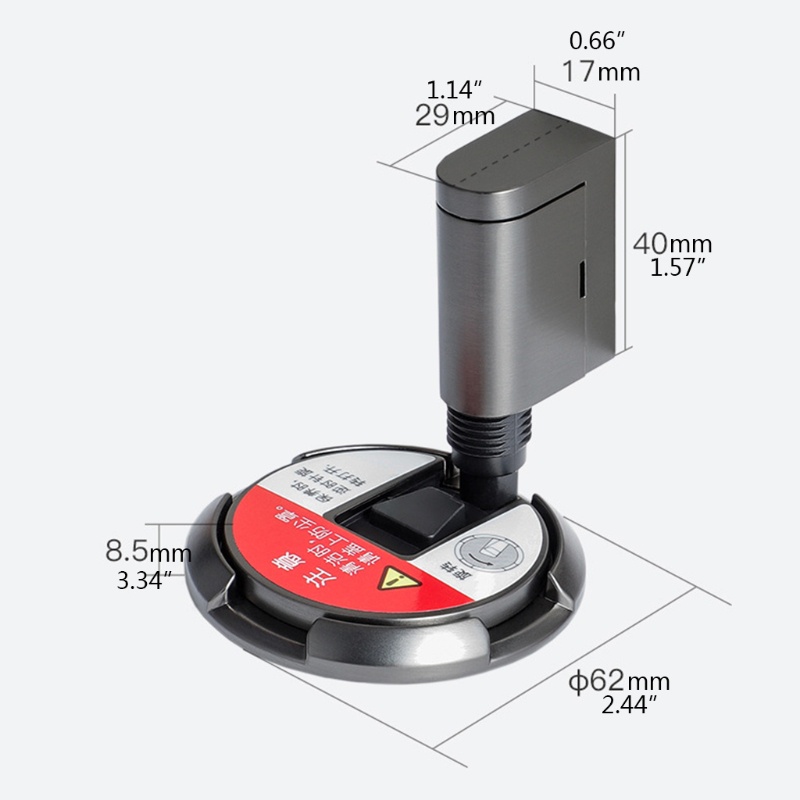 Giá Đỡ Chặn Cửa Chống Va Đập Có Thể Điều Chỉnh Độ Cao