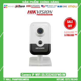 Camera ip wifi 5mp hikvision ds-2cd2455fwd-iw - bảo hành 2 năm