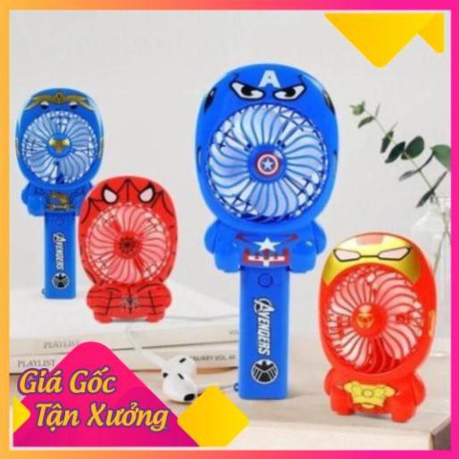 Quạt mini siêu nhân - pin sạc - có dây đeo (sẵn hàn0