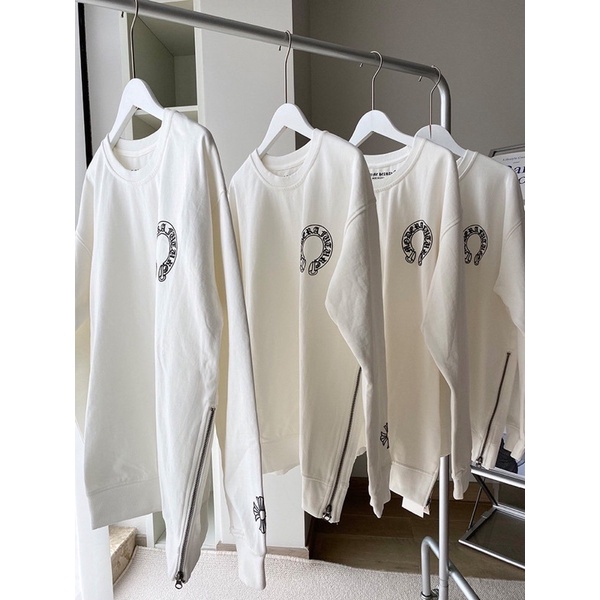 Áo sweater Chrome hearts nam nữ cao cấp khoá sườn
