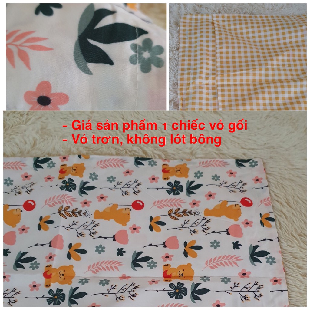 Vỏ gối nằm Cotton poly 1 cái kích thước 40x60 cm Dreamhomebedding | BigBuy360 - bigbuy360.vn
