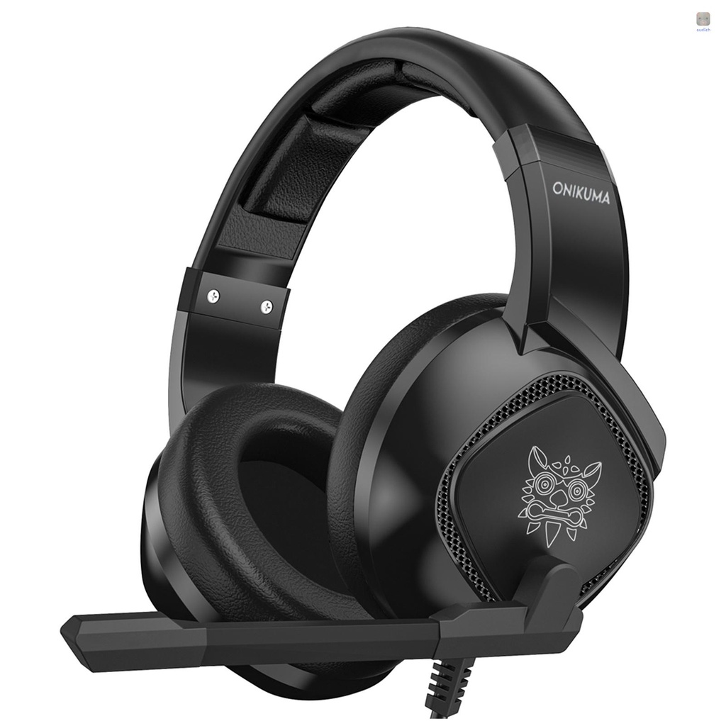 (Giao Hàng Nhanh) Tai Nghe Gaming ONIKUMA K19 3.5mm Chống Ồn Có Mic Đèn LED Điều Chỉnh Âm Lượng Cho PC Laptop PS4 Smart Phon