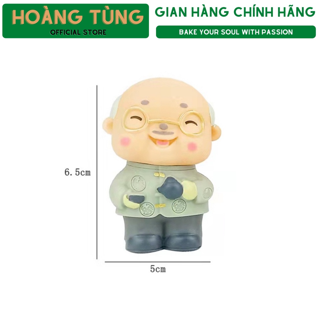 Set trang trí bánh kem ông bà nội