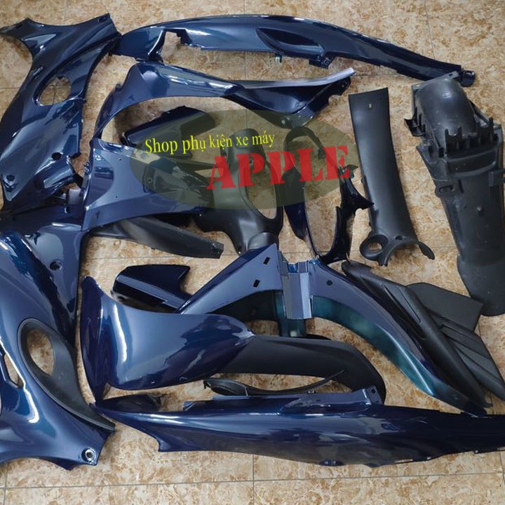Bộ dàn áo - vỏ nhựa Loại Phanh Đĩa xe JUPITER R ĐỜI 2001 - 2003 màu XANH NHỚT nhựa nguyên sinh ABS siêu bền đẹp