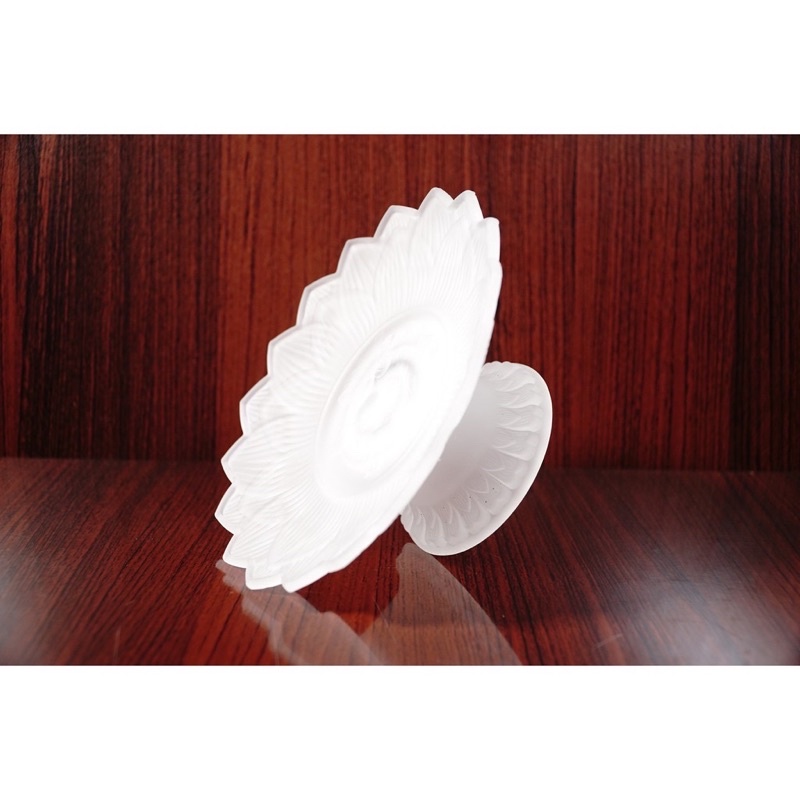 Dĩa Trái Cây Thờ Cúng Lưu Ly Trắng Cao Cấp Nhiều Cở