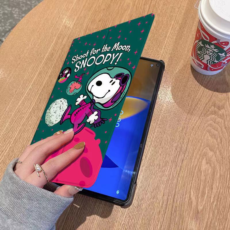 Ốp Máy Tính Bảng In Hình Snoopy Dễ Thương Cho apple ipad mini 123456 Bao Da Máy Tính Bảng 7.9inch 8.3inch Dành Cho ipad air 9.7inch 10.2inch 11inch Ốp