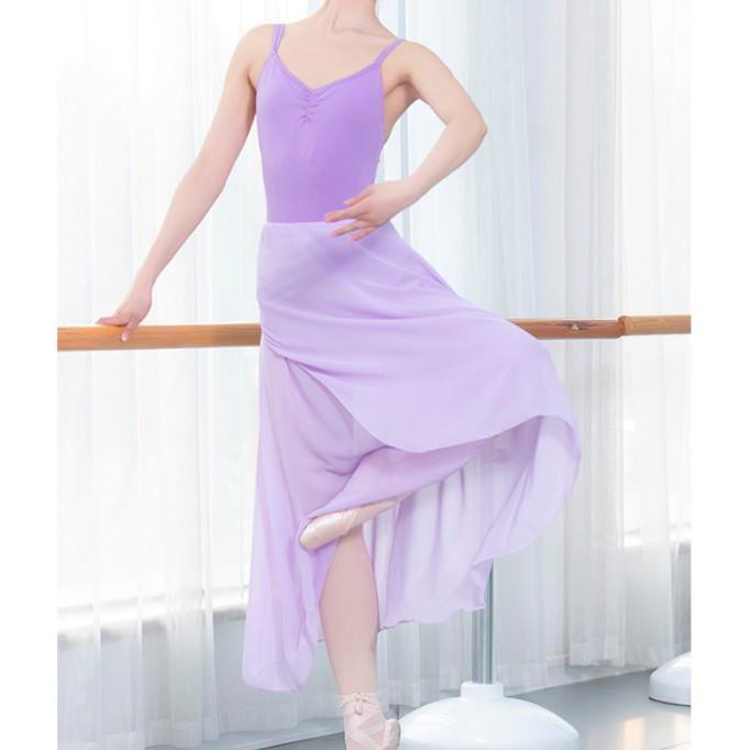 Tà váy múa ballet dáng dài MBL02