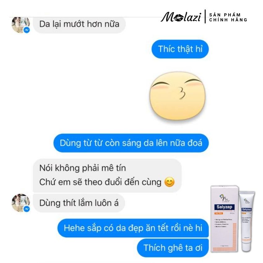 Kem chấm mụn Fixderma Salyzap giảm ngừa mụn dưỡng ẩm tái tạo dưỡng trắng phục hồi da mờ thâm (gel chấm mụn 20gr) molazi. | BigBuy360 - bigbuy360.vn