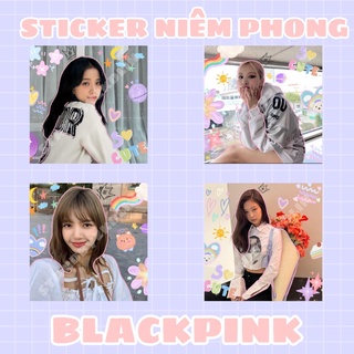 Sticker niêm phong blackpink / jennie lisa rosé jisoo