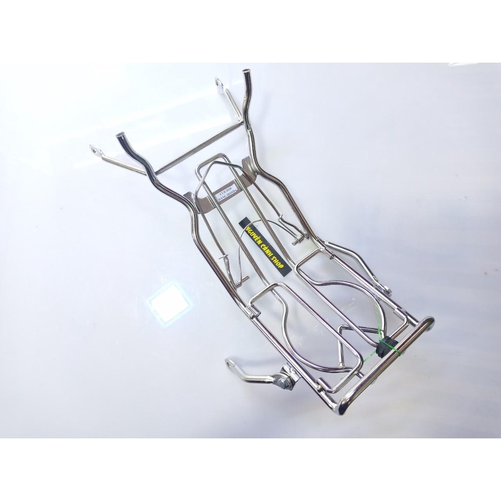 Baga giữa inox gắn xe cub 125