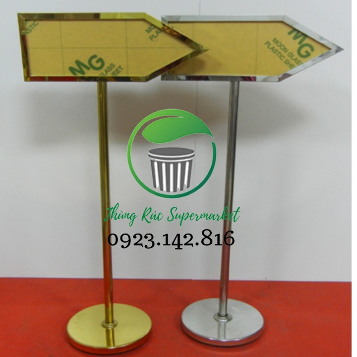 Bảng menu / chỉ dẫn / quảng cáo hình mũi tên 2 mặt