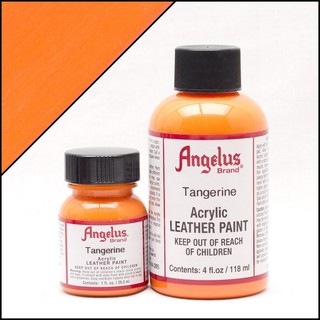 Màu Angelus Acrylic Leather Paint vẽ trên chất liệu da, vải - Màu Tangerine