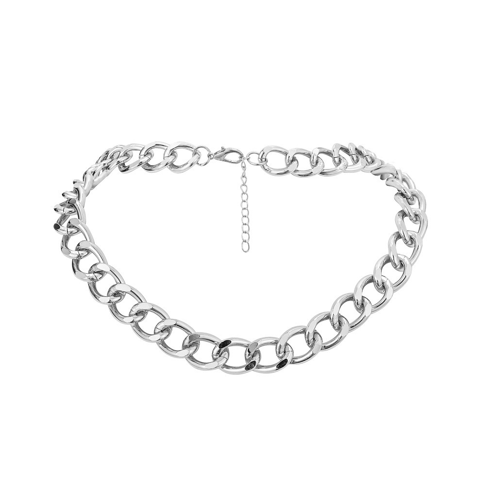 Vòng Cổ Choker Kim Loại Dày Phong Cách Đường Phố