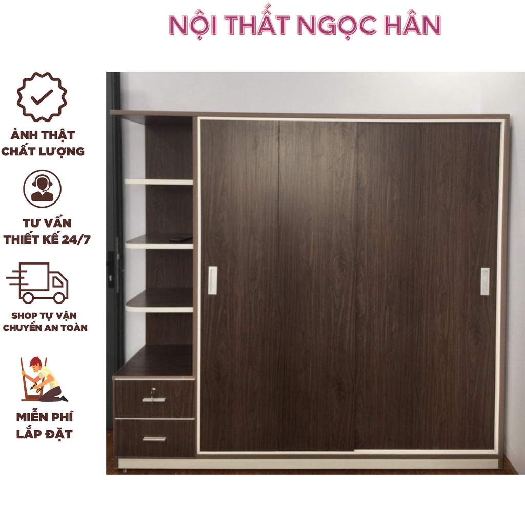 Tủ quần áo nhựa Đài Loan 5 cánh lùa – Nội thất Thành Công