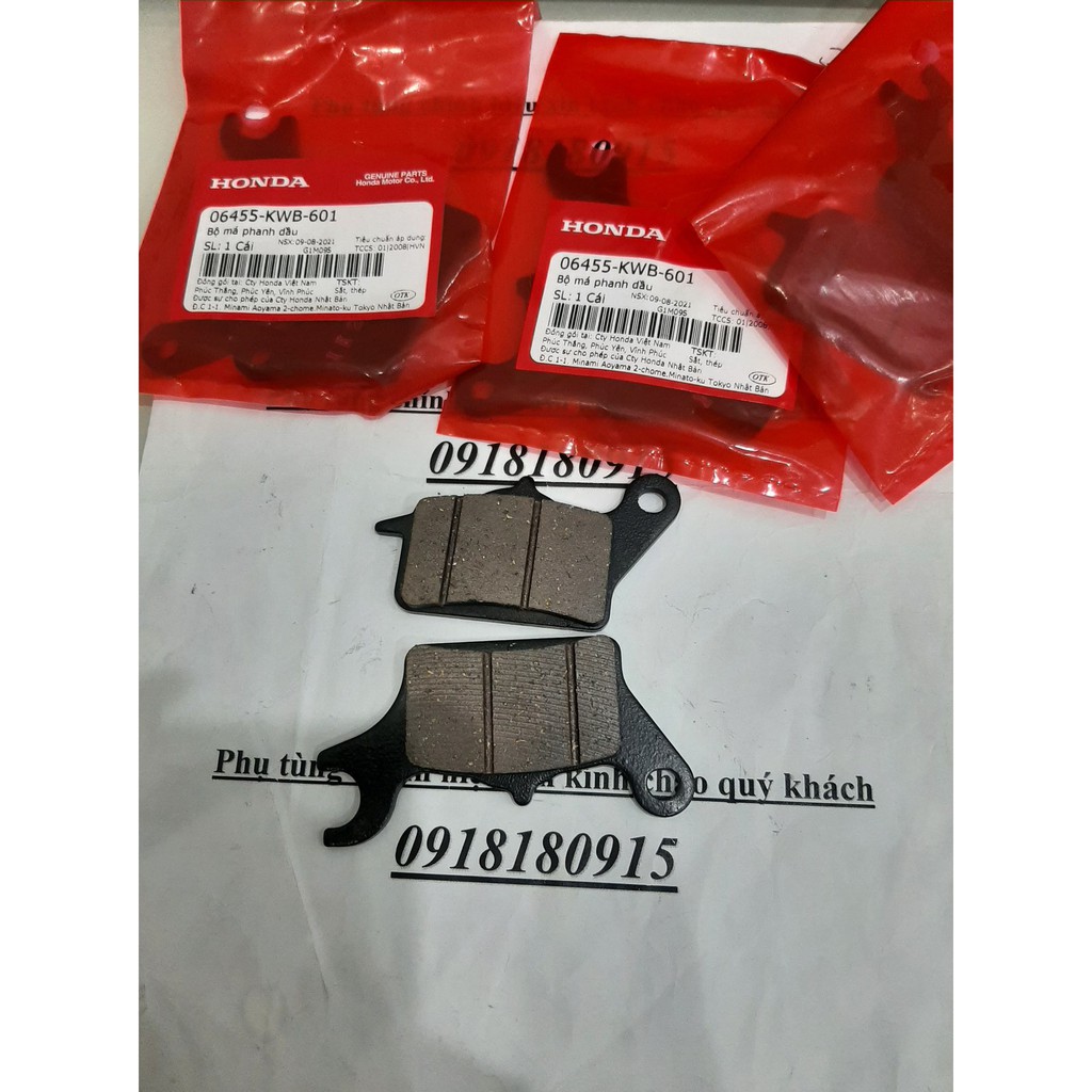 Bộ má phanh dầu Bộ má phanh trước rsx 110 rs 110 wave s 110 future x future 125 honda