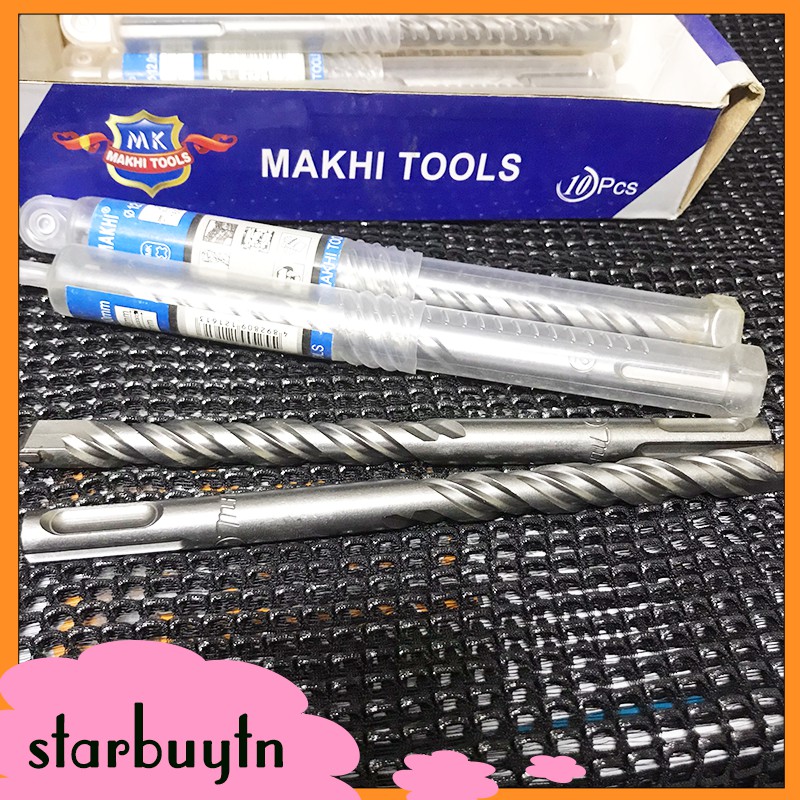 Mũi khoan makhi phi 12 dài 160mm 10pcs