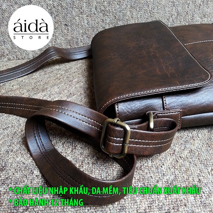 (Video) BH 12 tháng - Túi đeo chéo da PU cao cấp TD01 | BigBuy360 - bigbuy360.vn