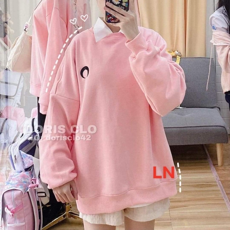 Áo nỉ bo lô gô hình LN11