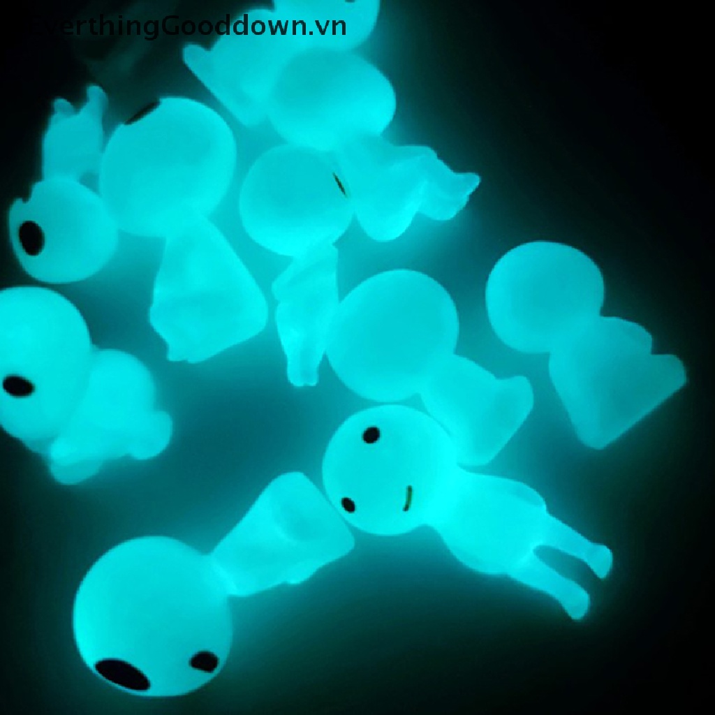 Everthinggooddown Set 10 Mô Hình Búp Bê Công Chúa Mononoke Phát Quang